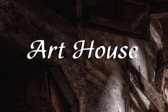 Art House Font for Business Branding