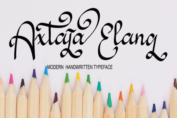 Axtaja Elang: A Quirky Script Font for Creative Projects