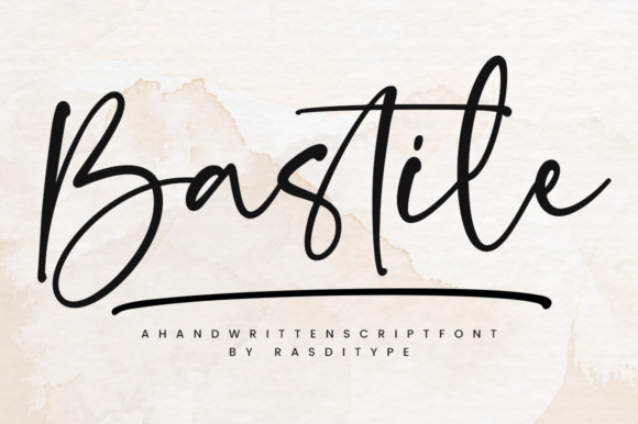 Bastile: A Whimsical Script Font for Modern Web Design