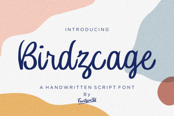 Birdzcage Script Font for Editorial Design