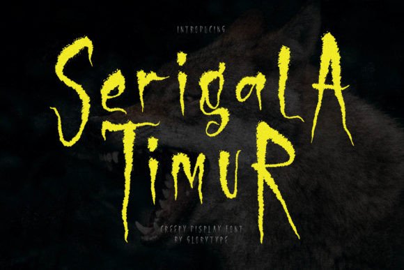 Bring Your Creations to Life with Serigala Timur Font