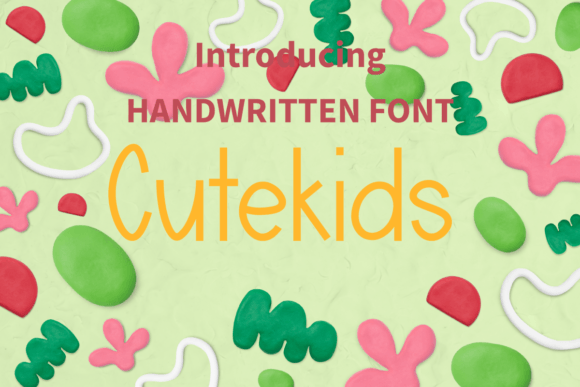 Cutekids Handwritten Font for Editorial Design