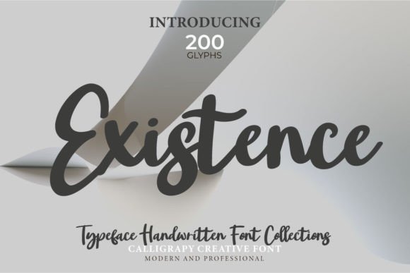 Existence: A Handwritten Font That Elevates Editorial Design