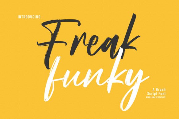 Freak Funky Font for Handmade Creations