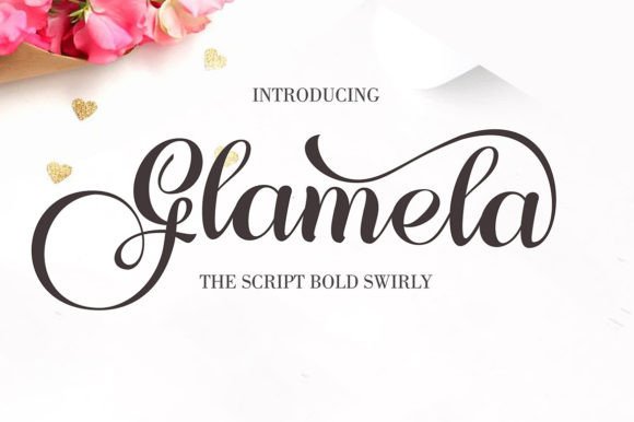 Glamela: A Modern Calligraphy Font for Web Design