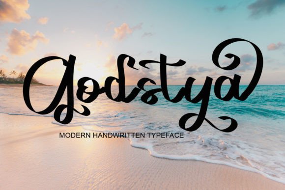 Godstya: A Handwritten Font for Modern Web Design