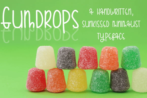 Grumdrops: A Playful Handwritten Font for Editorial Design