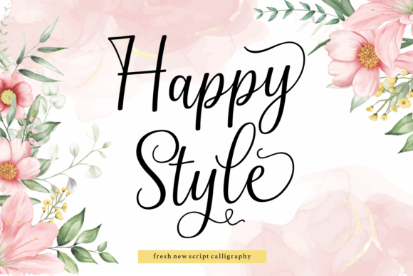 Happy Style: A Beautiful Script Font for Web Design