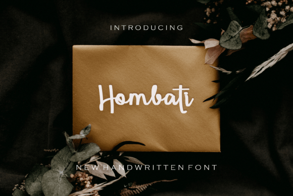 Hombati: A Handwritten Font for Creative Branding