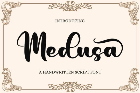 Medusa Font for Web Design and Branding