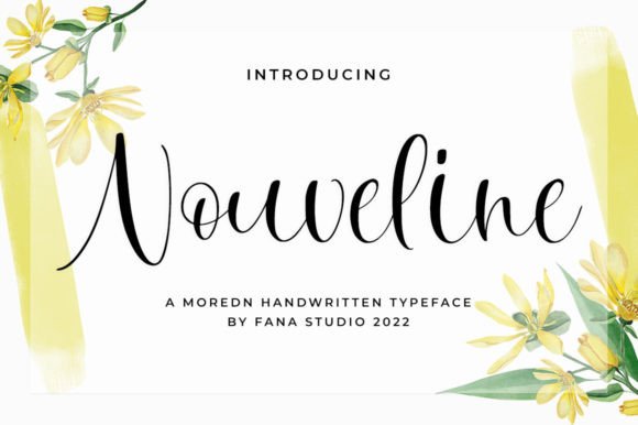 Nouveline Script Font for Web Design