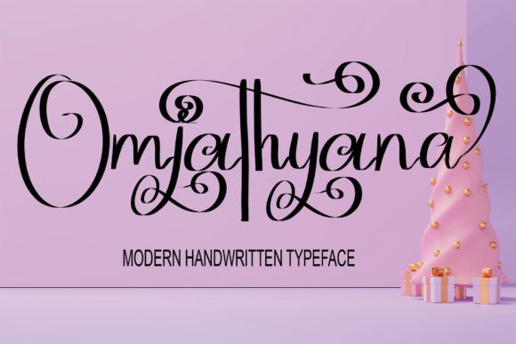 Omjathyana: A Handwritten Font for Modern Web Design