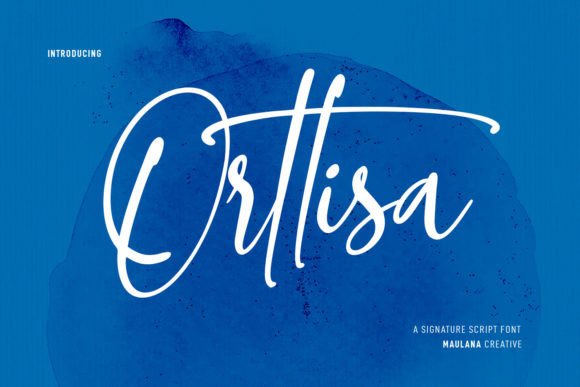 Orttisa: A Timeless Script Font for Handmade Creations