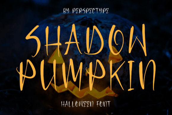 Shadow Pumpkin Font for Branding Projects
