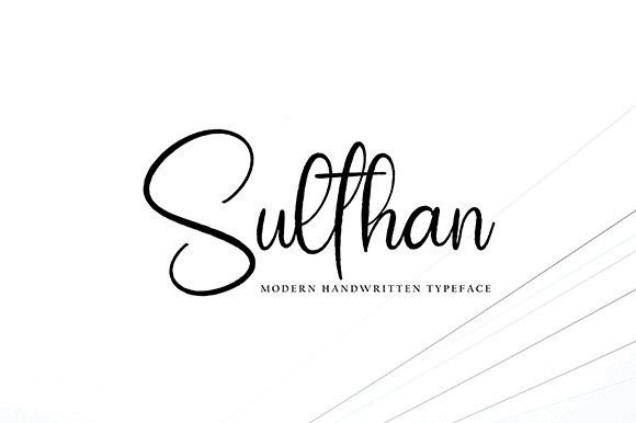 Sulthan: A Charming Script Font for Branding and Design
