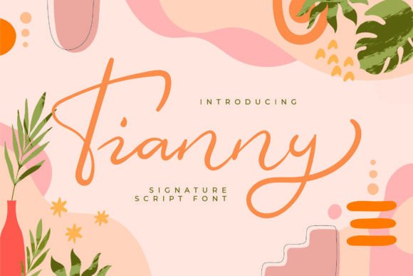 Tianny Script Font Review for Design Projects