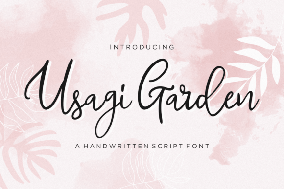 Usagi Garden: A Fresh Script Font for Modern Branding